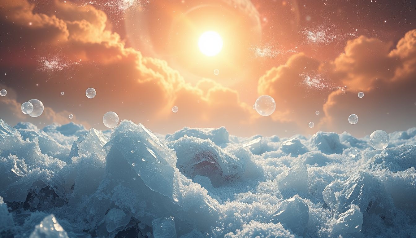 Rêver d'insolation et de glace symbolise un conflit émotionnel intense.