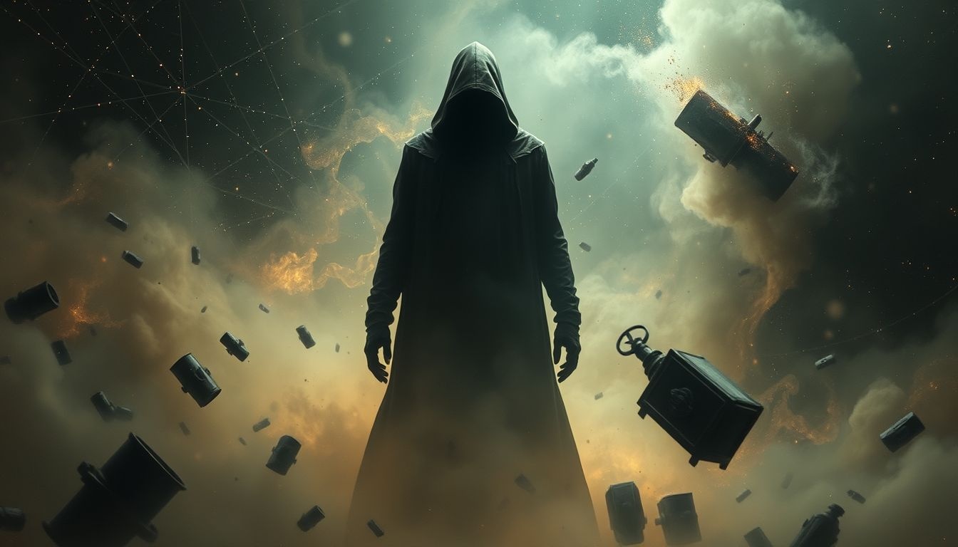 Un brocanteur hostile en rêve signale une menace imminente.