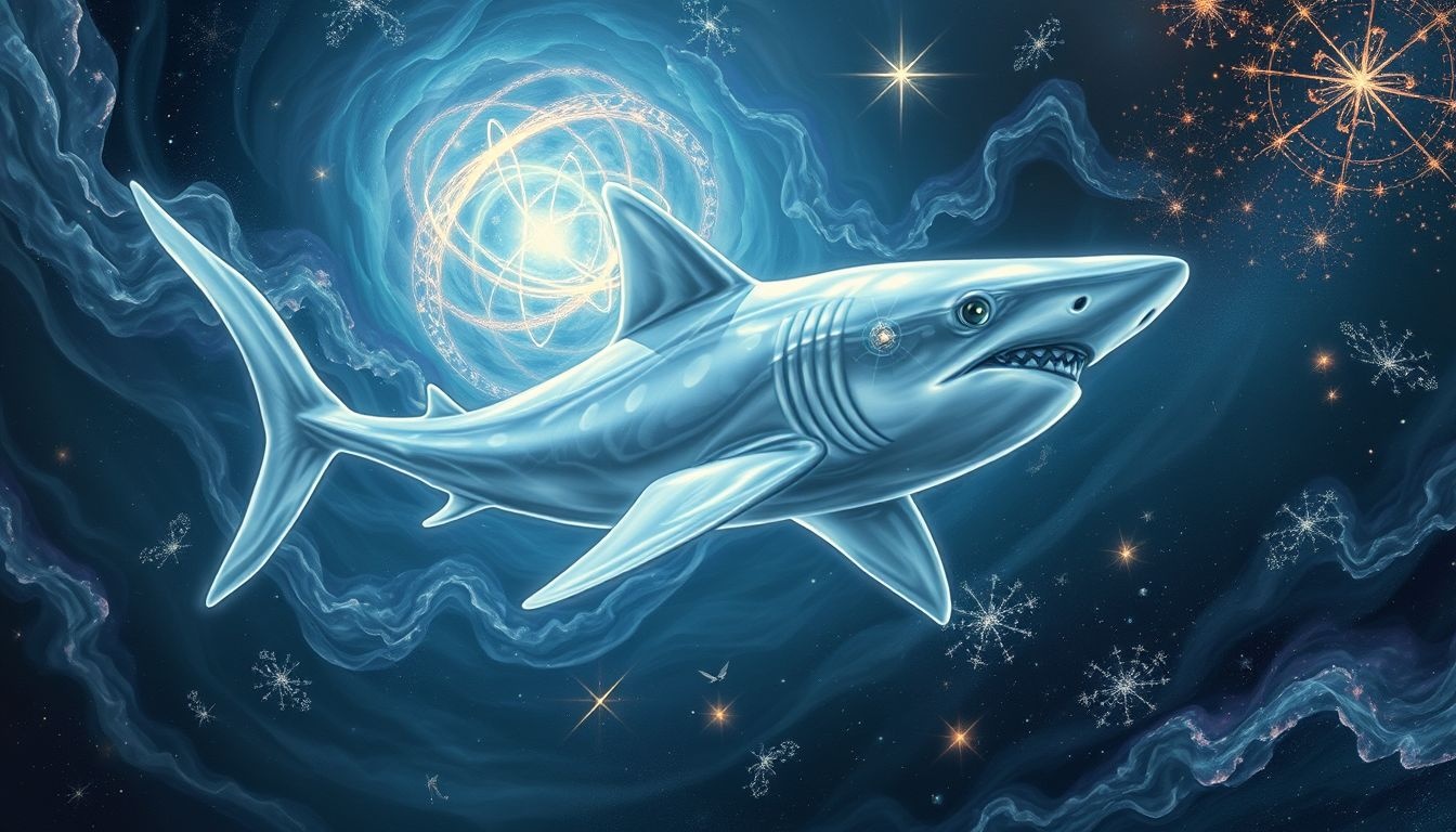 Les requins en rêve symbolisent souvent une menace intérieure puissante.