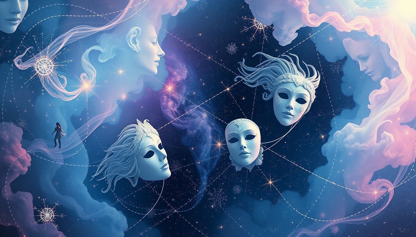 Rêver d’un bal masqué révèle souvent des facettes cachées de soi.