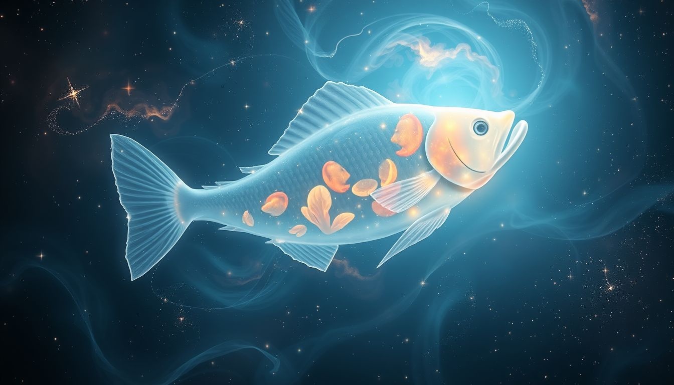 L'aiglefin symbolise la transformation spirituelle et l'intuition profonde.