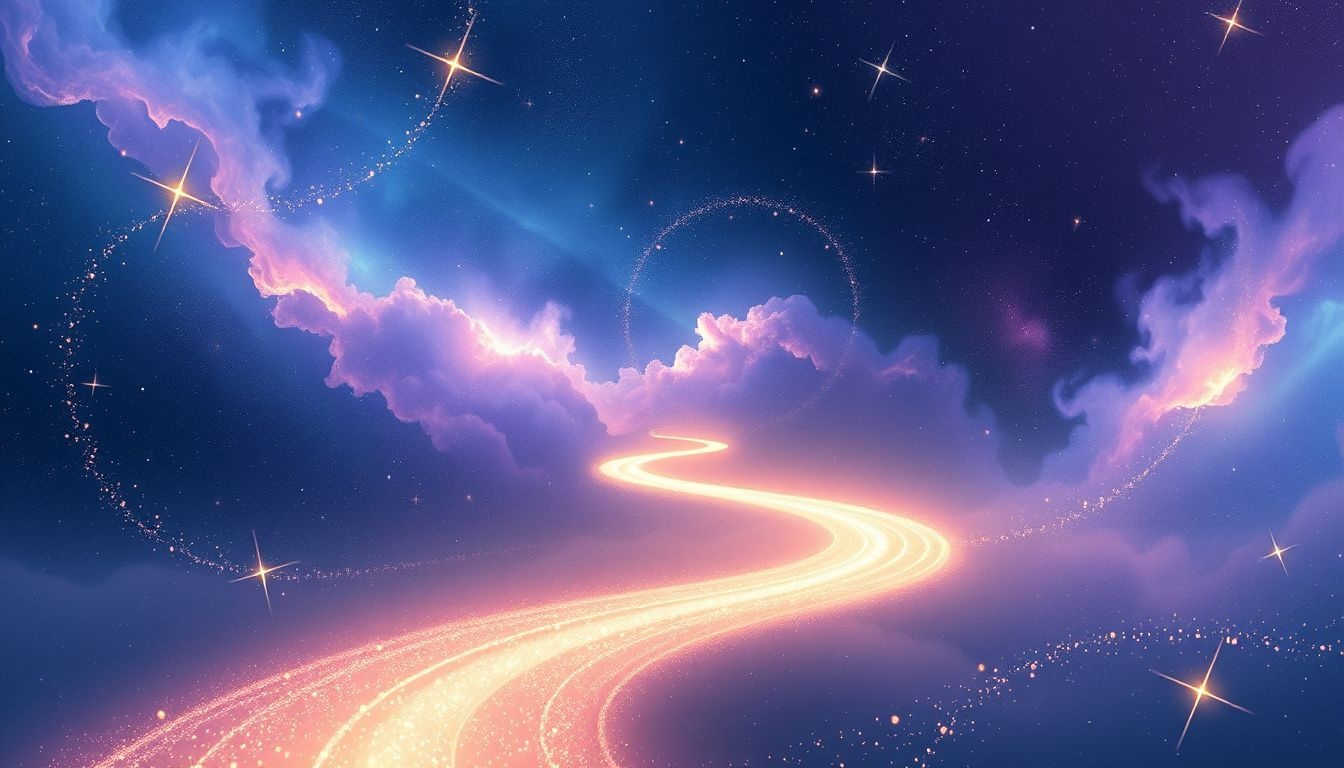 La route symbolise le chemin vers nos objectifs de vie.