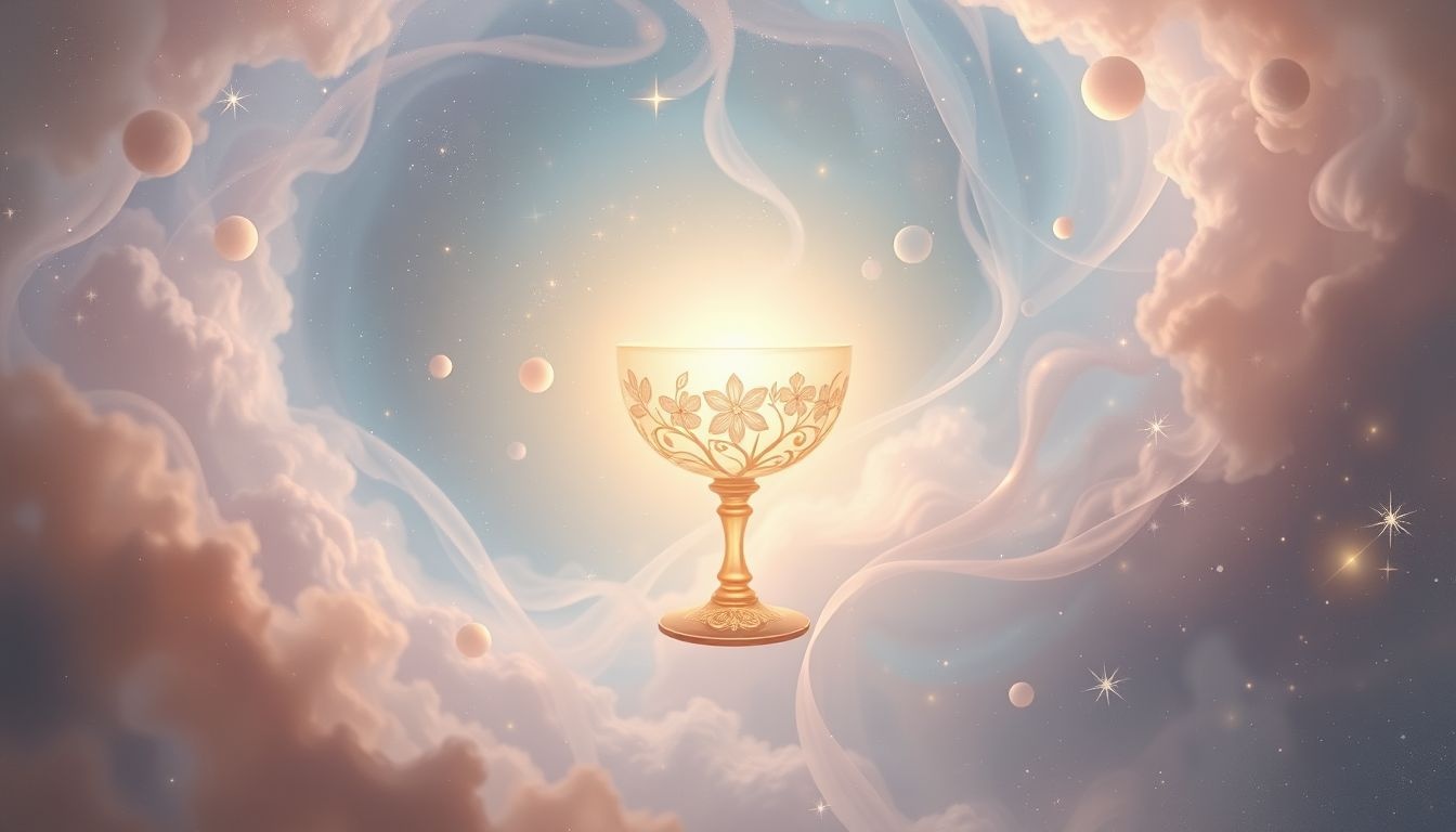 Le calice incarne la féminité, la fertilité et l'accueil sacré.