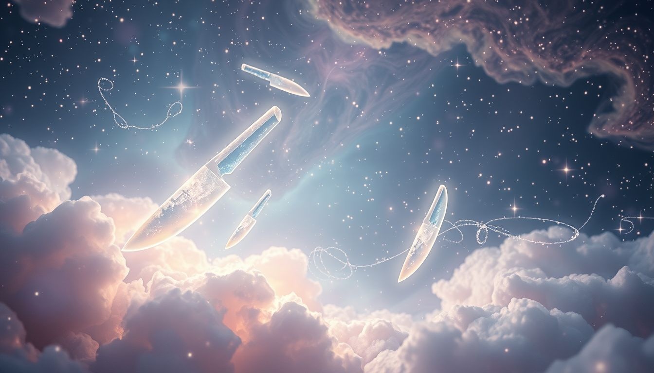 Le contexte du rêve modifie profondément la signification des coutelleries.