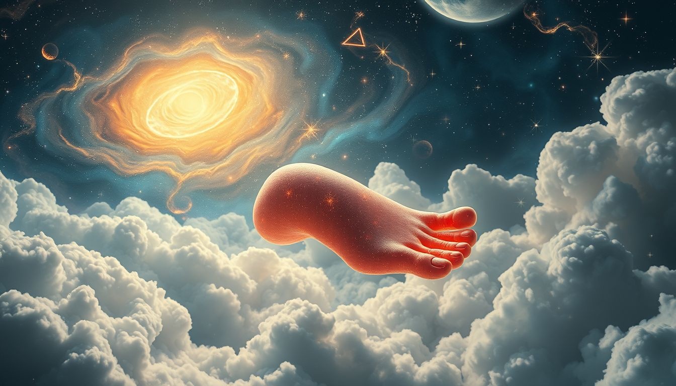 Dans le folklore, le pied fourchu symbolise souvent la dualité mystique.