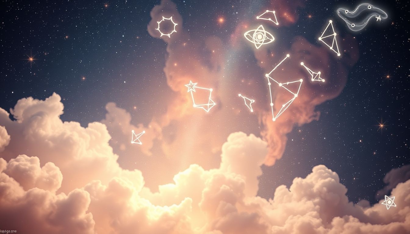 Les constellations en rêve symbolisent souvent guidance et destinée universelle.