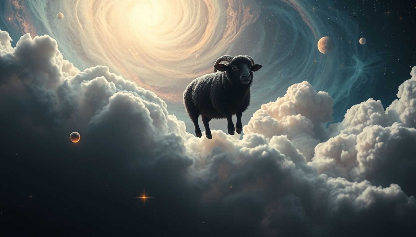 Le mouton noir symbolise souvent la rébellion et l’originalité unique.