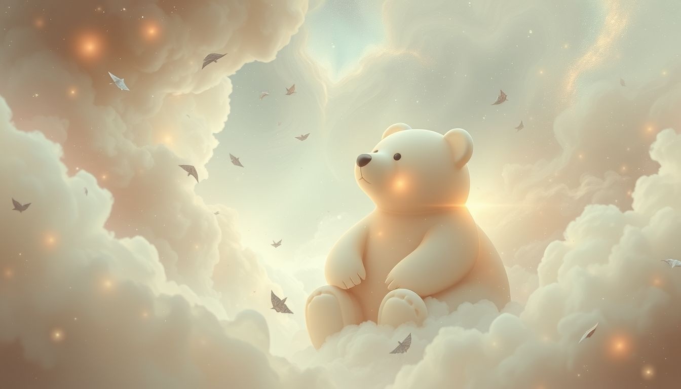 Le non-ours symbolise l’innocence fragile face à la réalité.