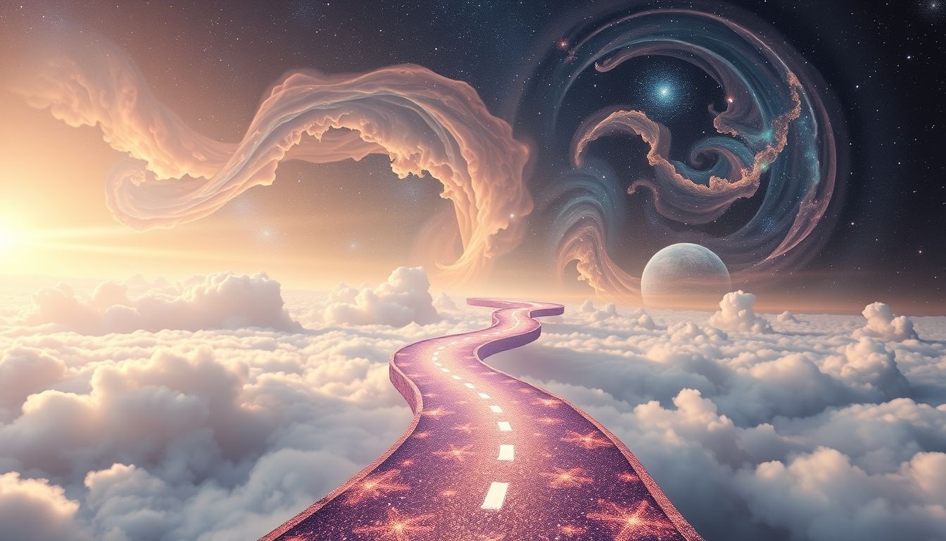 Réparer une route symbolise surmonter obstacles pour avancer dans la vie.