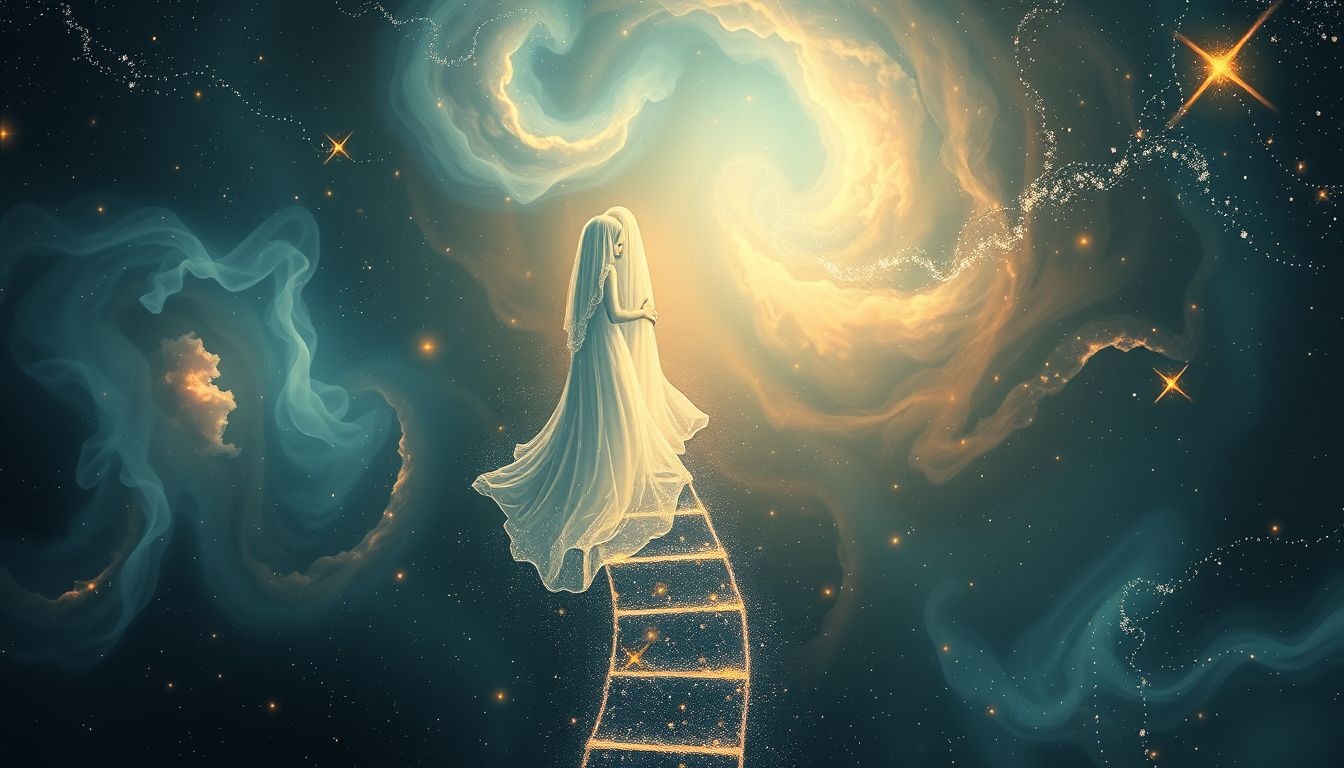 Rêver d’aide sur l’échelle symbolise soutien et altruisme profond.