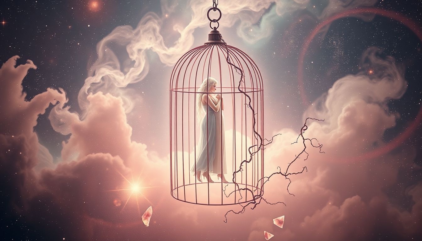 Rêver d'enfermement révèle souvent des liens toxiques et conflits cachés.
