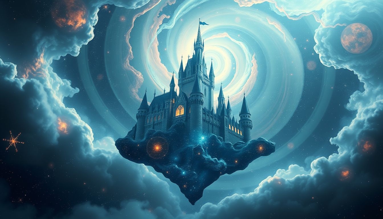 Rêver d’un château enfermé révèle un isolement protecteur et majestueux.