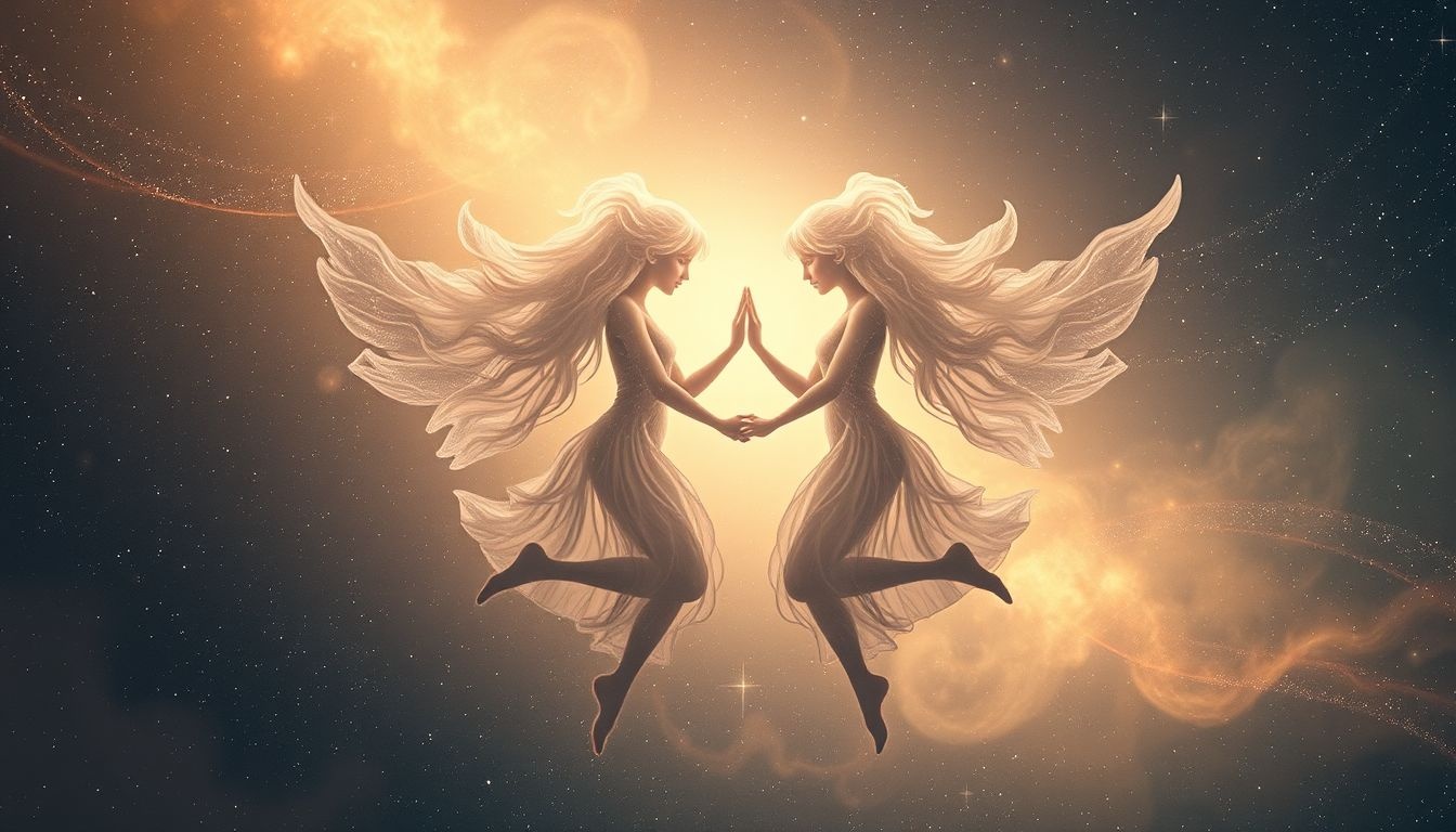 Rêver d’être jumeau symbolise souvent double identité et dualité intérieure.