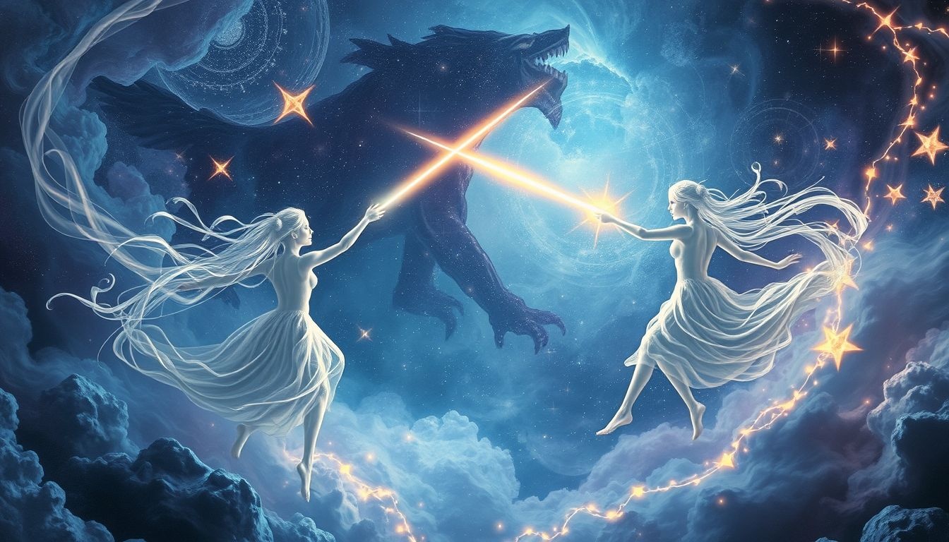 Rêver d'escrime symbolise la lutte intérieure vers la sagesse.