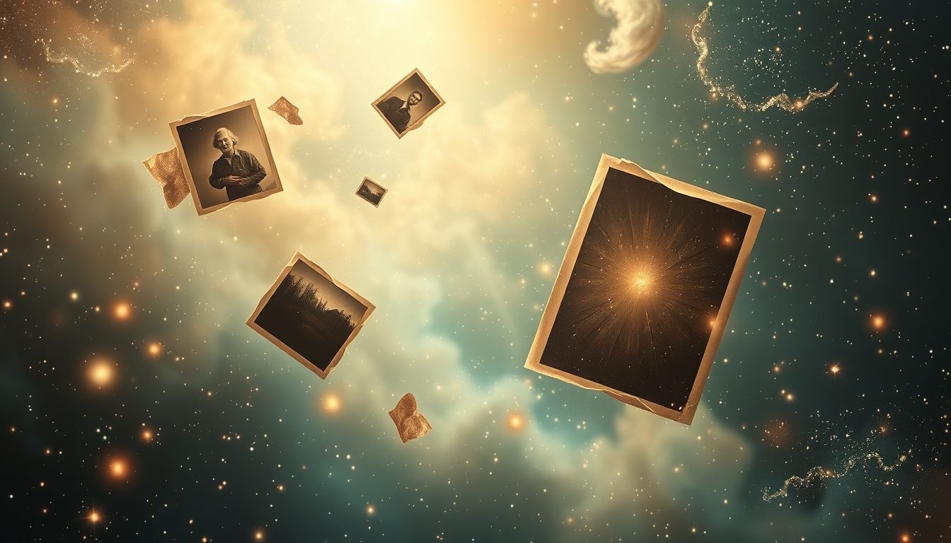 Rêver d'images anciennes évoque souvent la nostalgie et l'introspection.