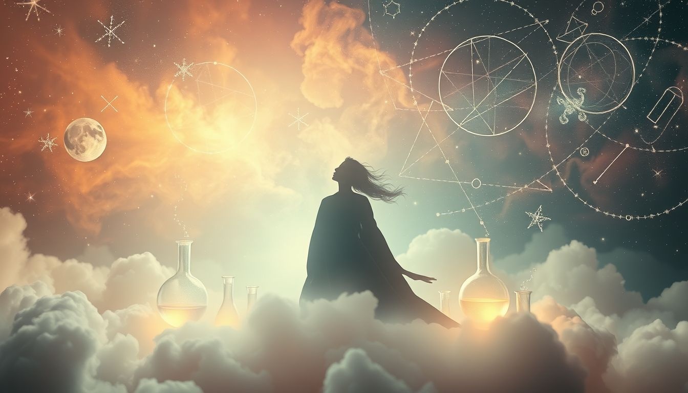 Rêver d’alchimiste symbolise transformation intérieure et quête de sagesse.