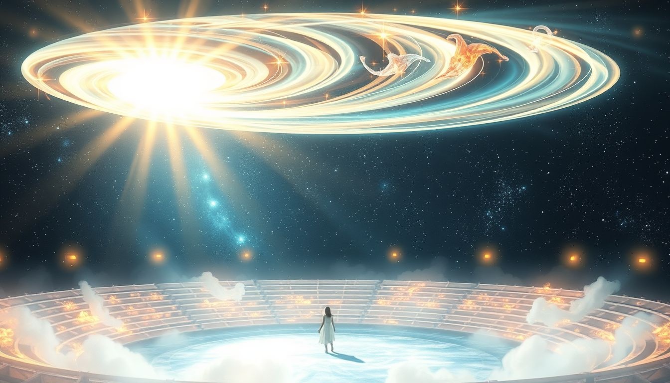 Rêver d'amphithéâtre ensoleillé symbolise clarté et succès éclatant.