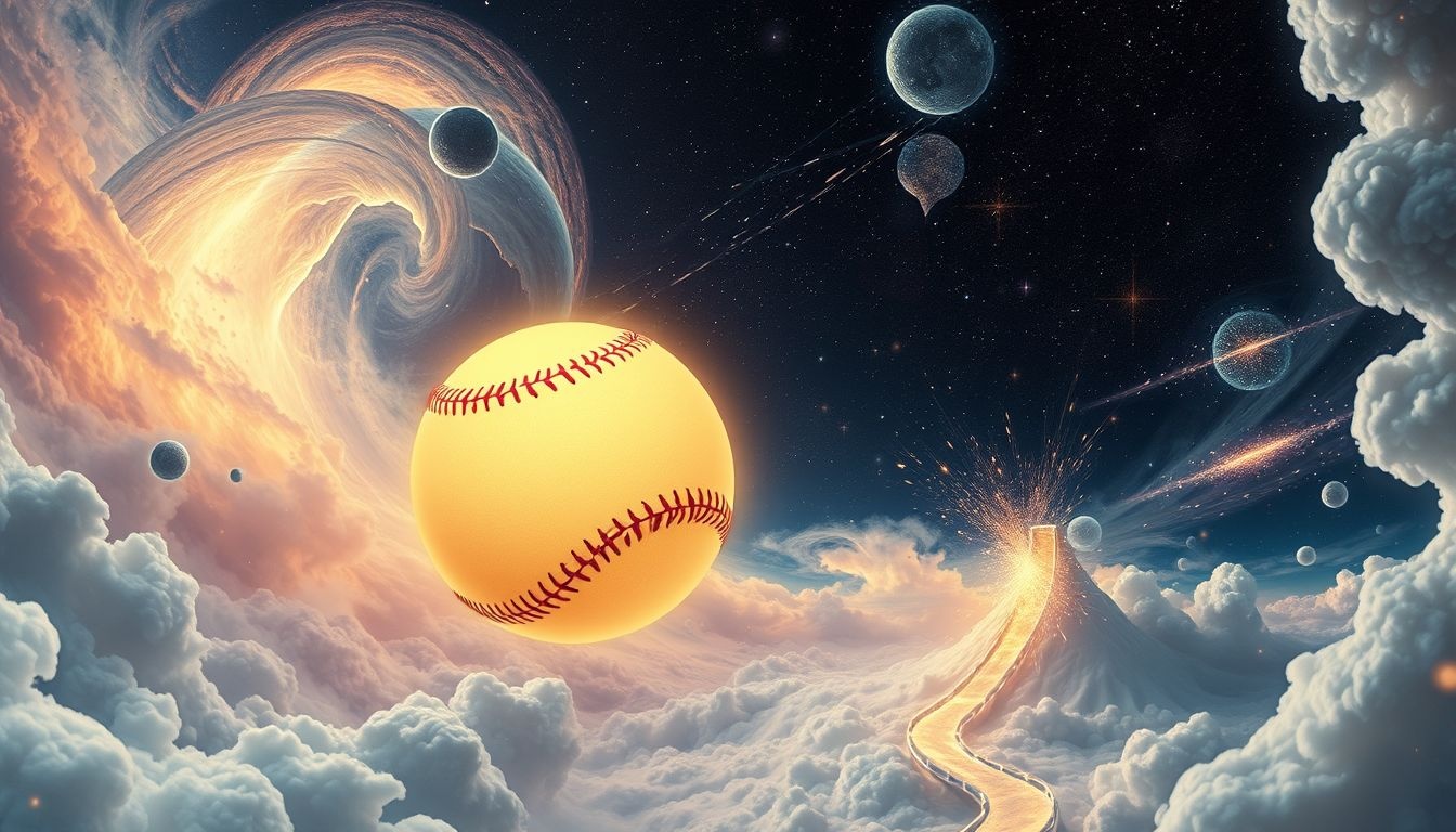 Rêver d'un base-ball géant symbolise défis énormes et réussites possibles.