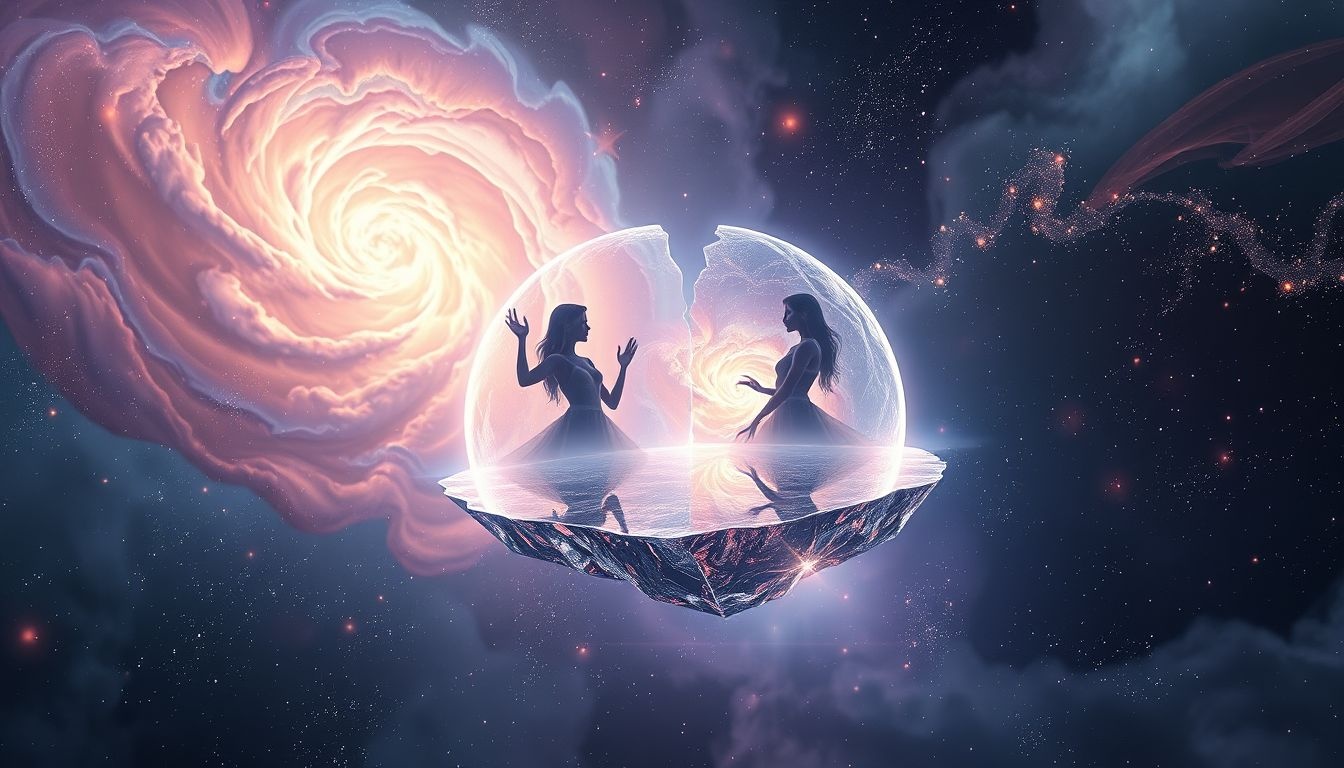 Rêver du bord d’un miroir révèle l’introspection profonde du rêveur.