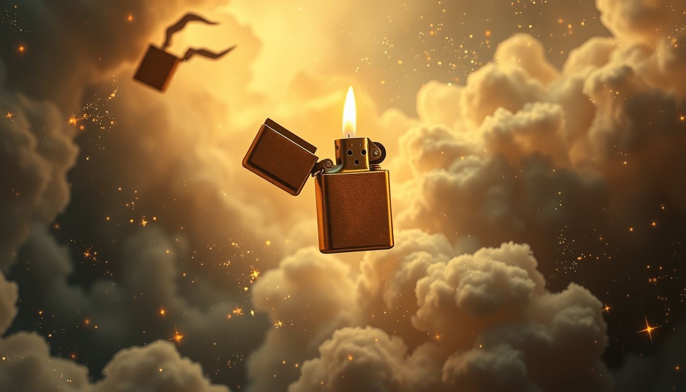 Rêver d'un briquet ancien symbolise un lien profond avec le passé.