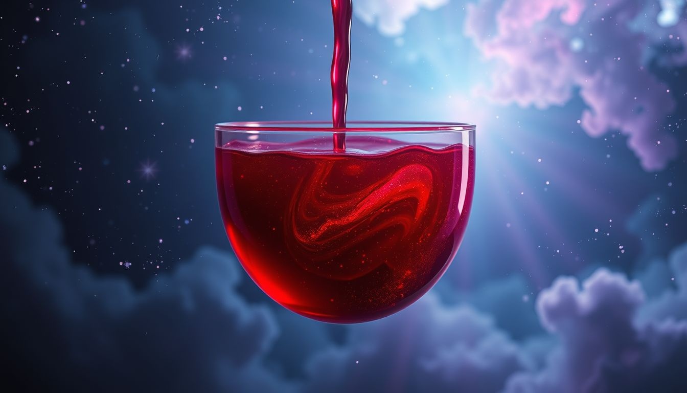 Rêver d’un calice de sang symbolise souvent sacrifice ou transformation.