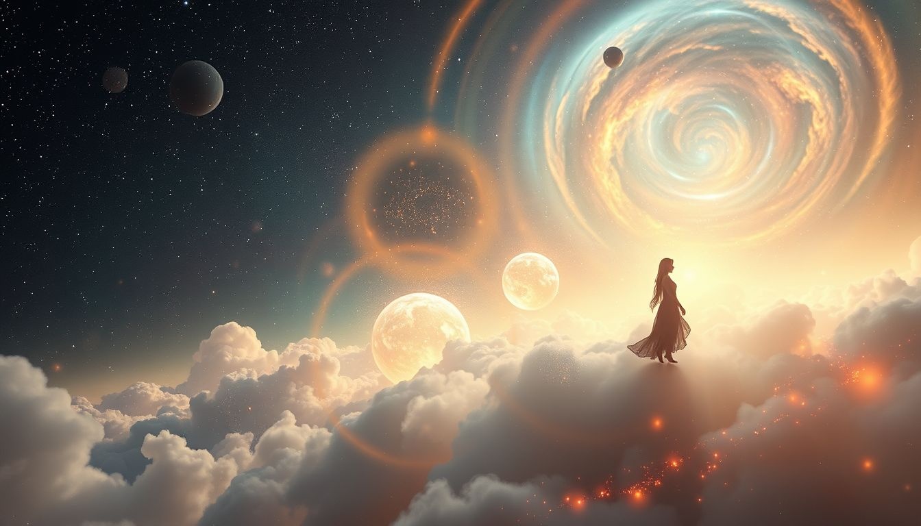 Rêver d'un ciel infini symbolise liberté et possibilités illimitées.