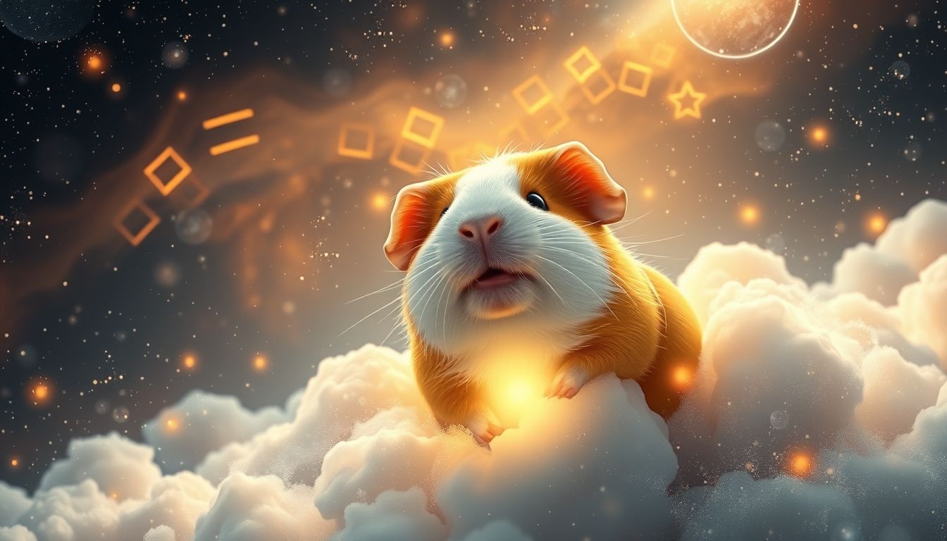 Rêver d’un cochon d’Inde heureux symbolise la sérénité intérieure.