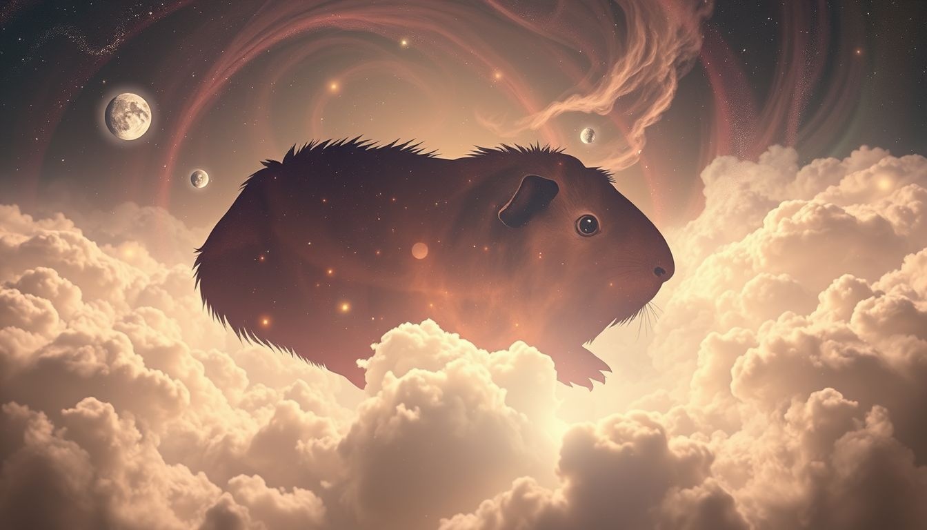 Rêver d’un cochon d’Inde géant symbolise une force intérieure inhabituelle.