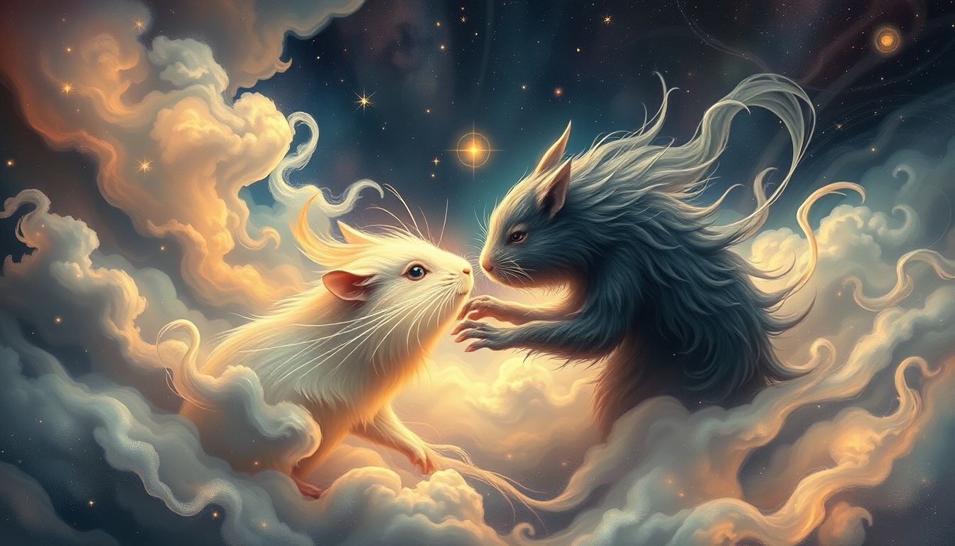 Rêver d’un cochon d’Inde en combat symbolise un conflit intérieur.