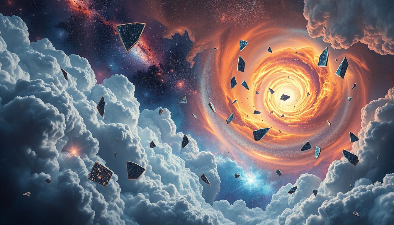 Rêver d’un chaos extrême révèle souvent un mal-être profond.