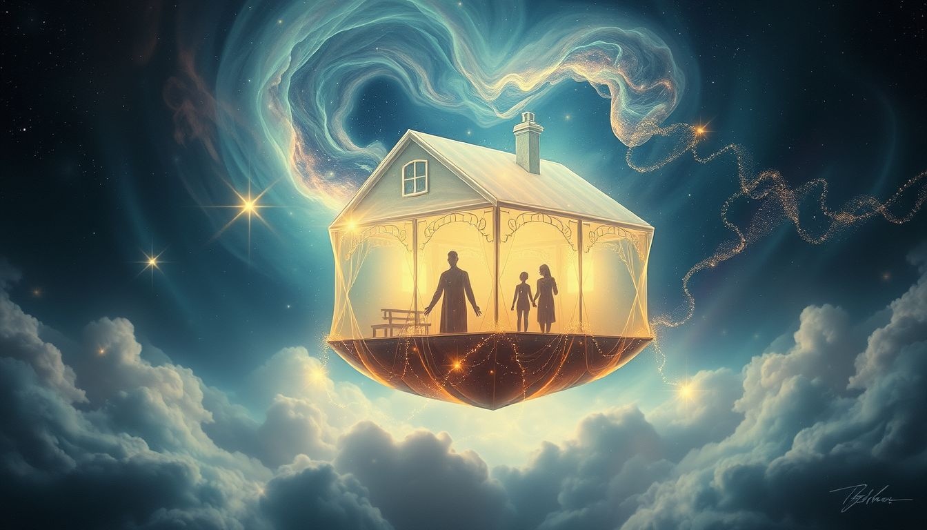 Rêver d'un foyer hanté révèle des blessures passées non réparées.