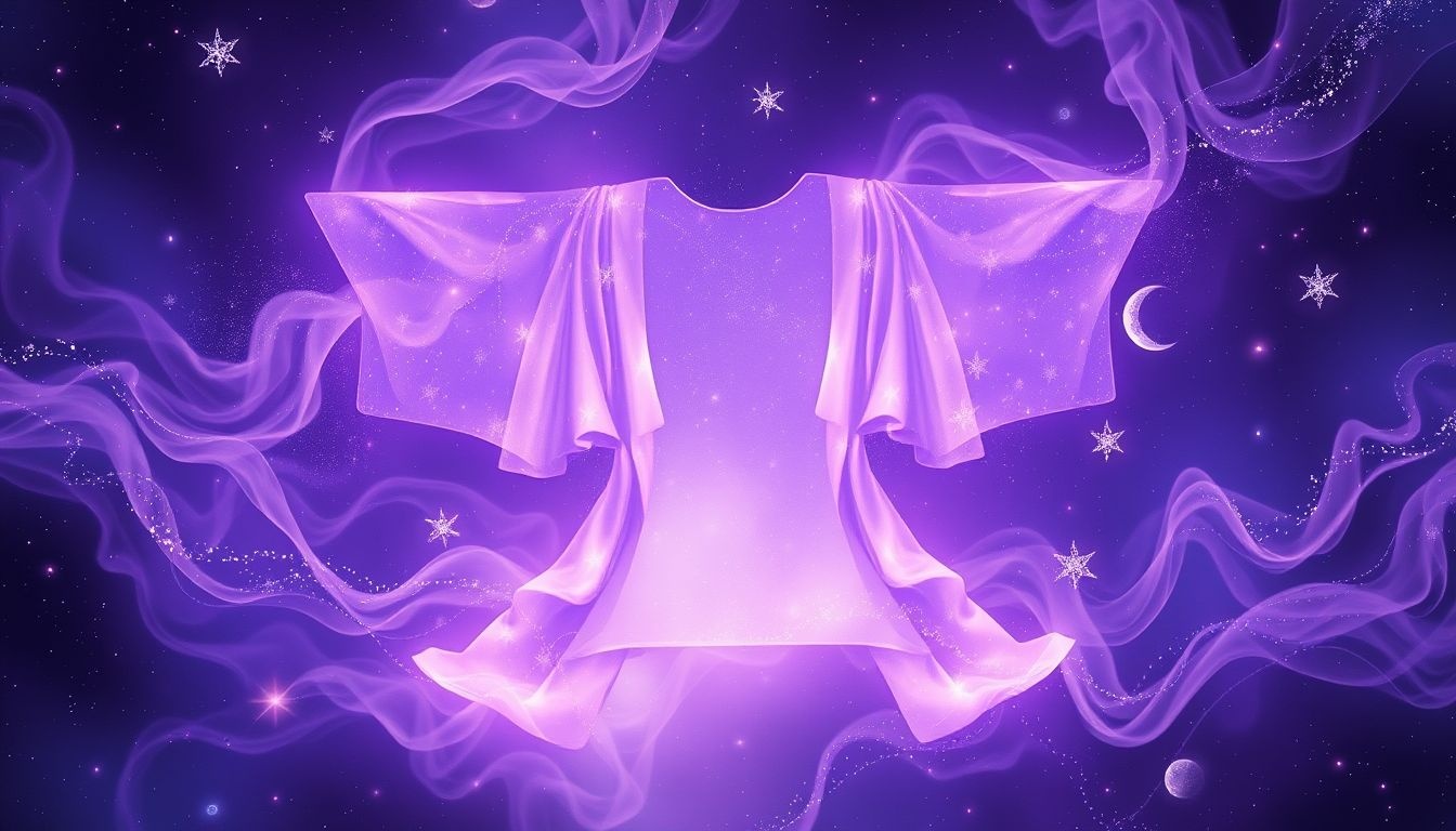 Rêver d’un kimono violet symbolise mystère et éveil spirituel profond.