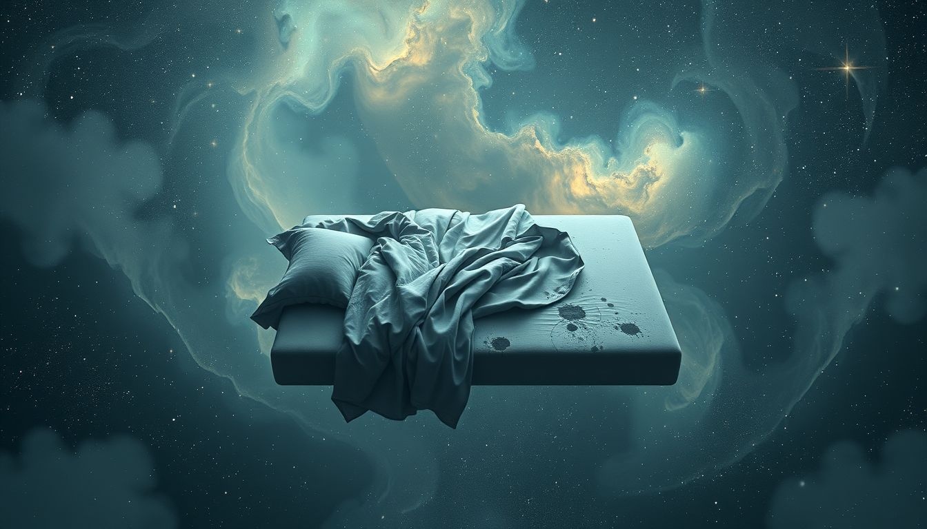 Rêver d'un lit sale révèle souvent une culpabilité intérieure profonde.