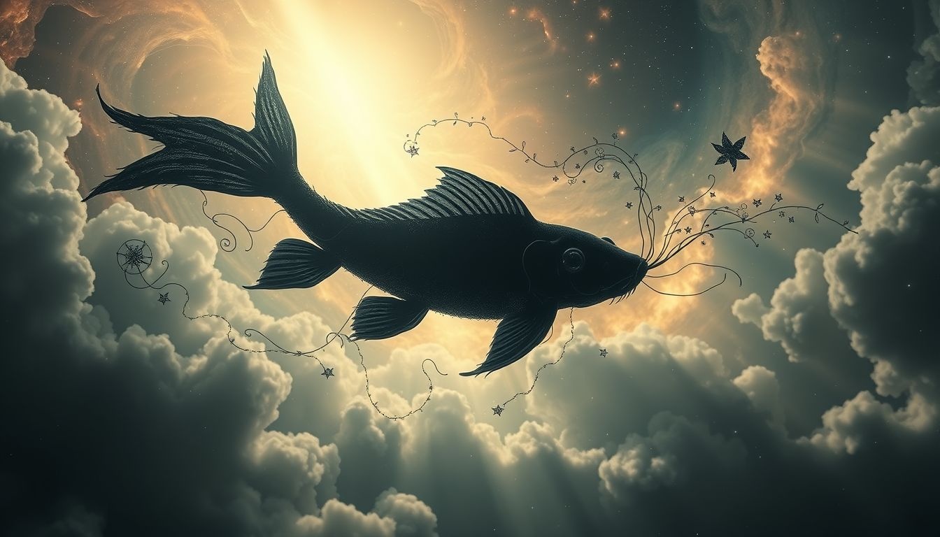 Rêver d’un poisson-chat noir révèle des peurs inconscientes profondes.