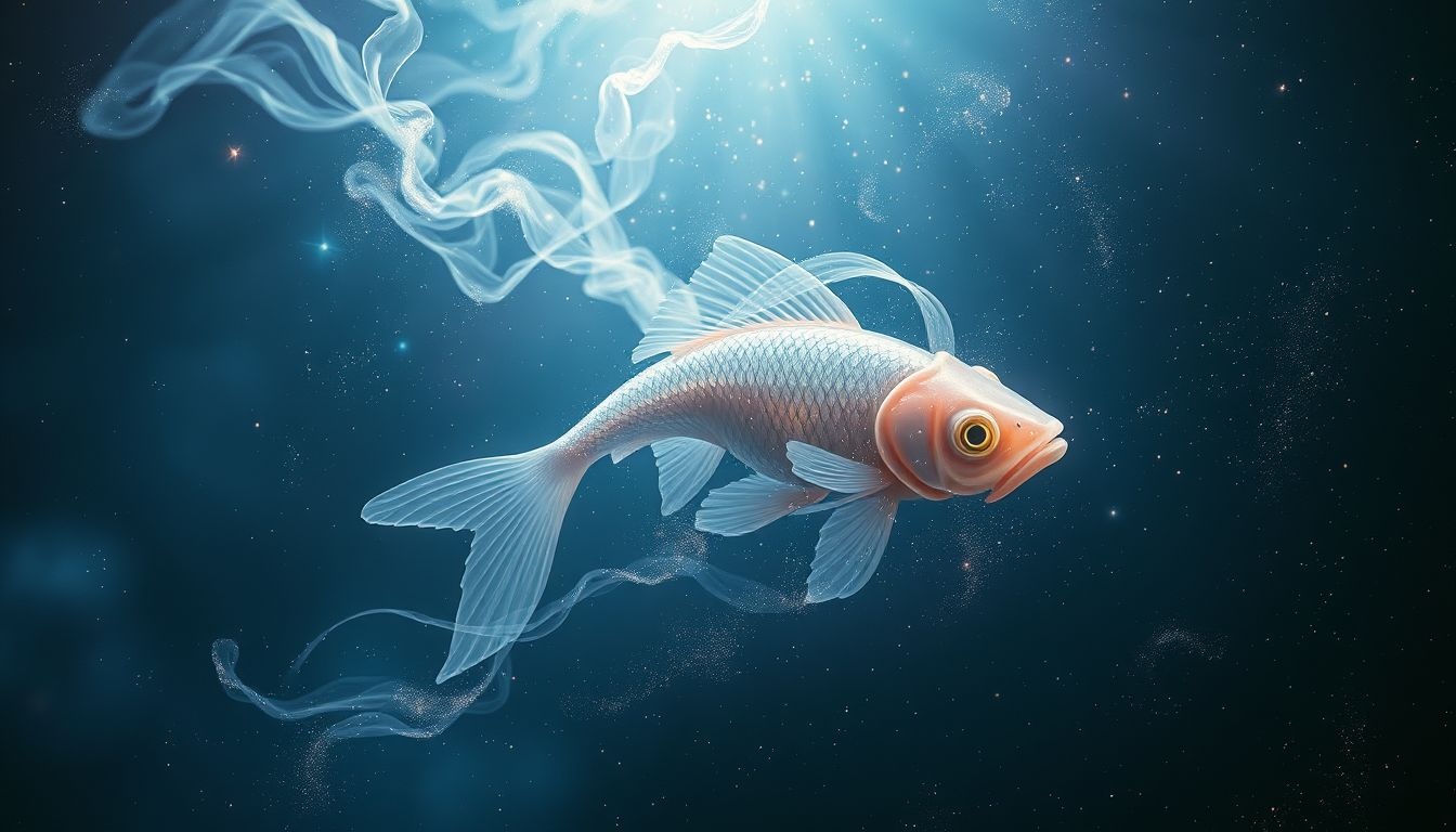 Rêver d’un poisson-chat noyé révèle un blocage émotionnel profond.