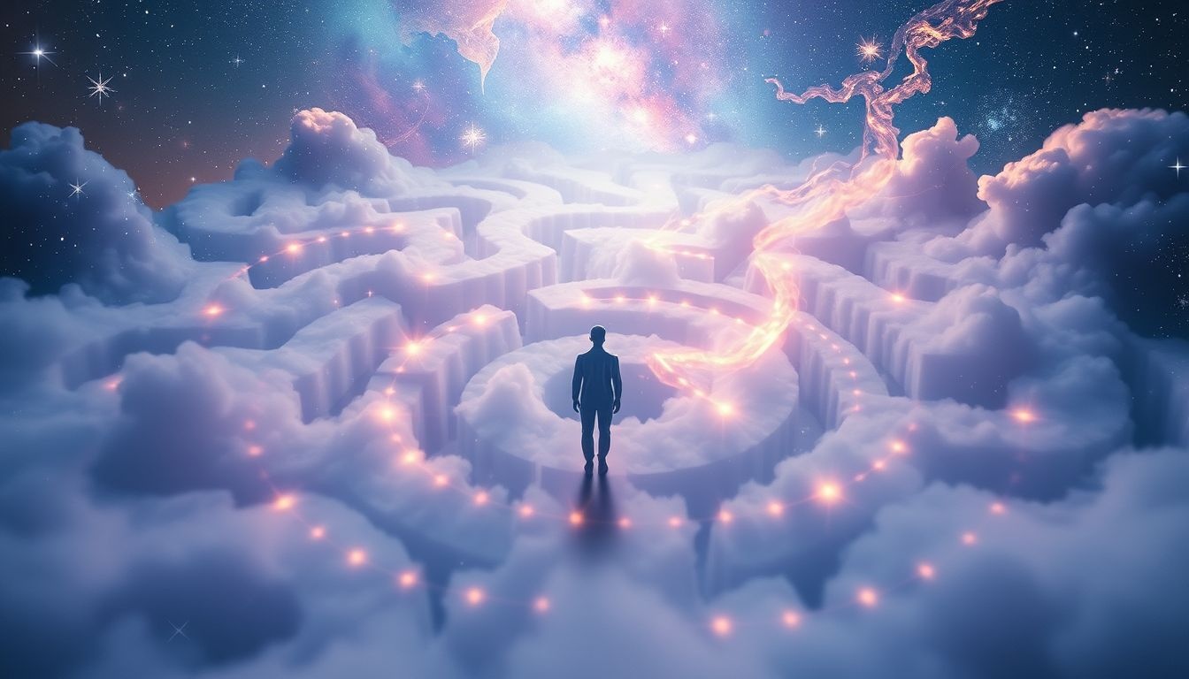 Rêver d’un presbytère labyrinthique symbolise un cheminement spirituel complexe.