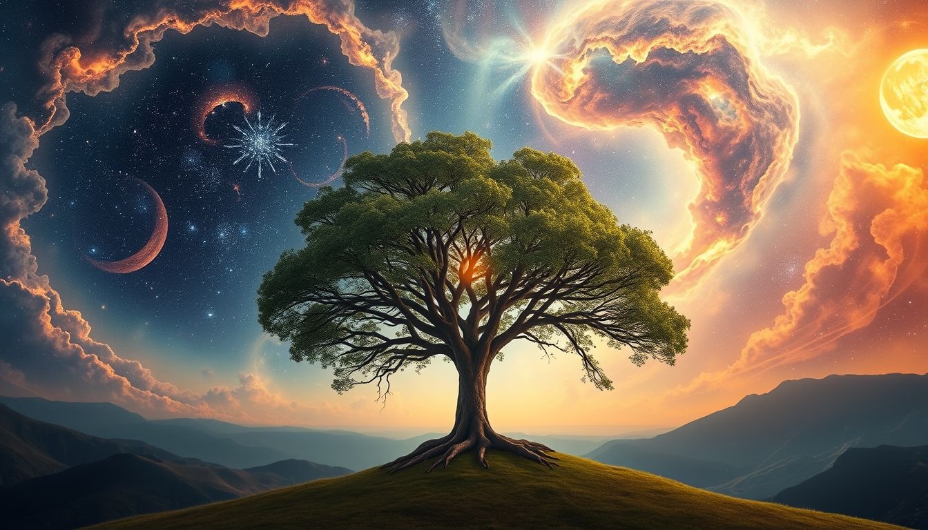 Rêver d’un sommet d’arbre révèle une nouvelle perspective éclairée.