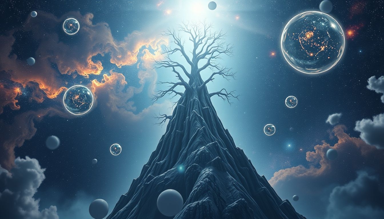 Rêver d’un sommet d’arbre géant symbolise une ambition sans limites.