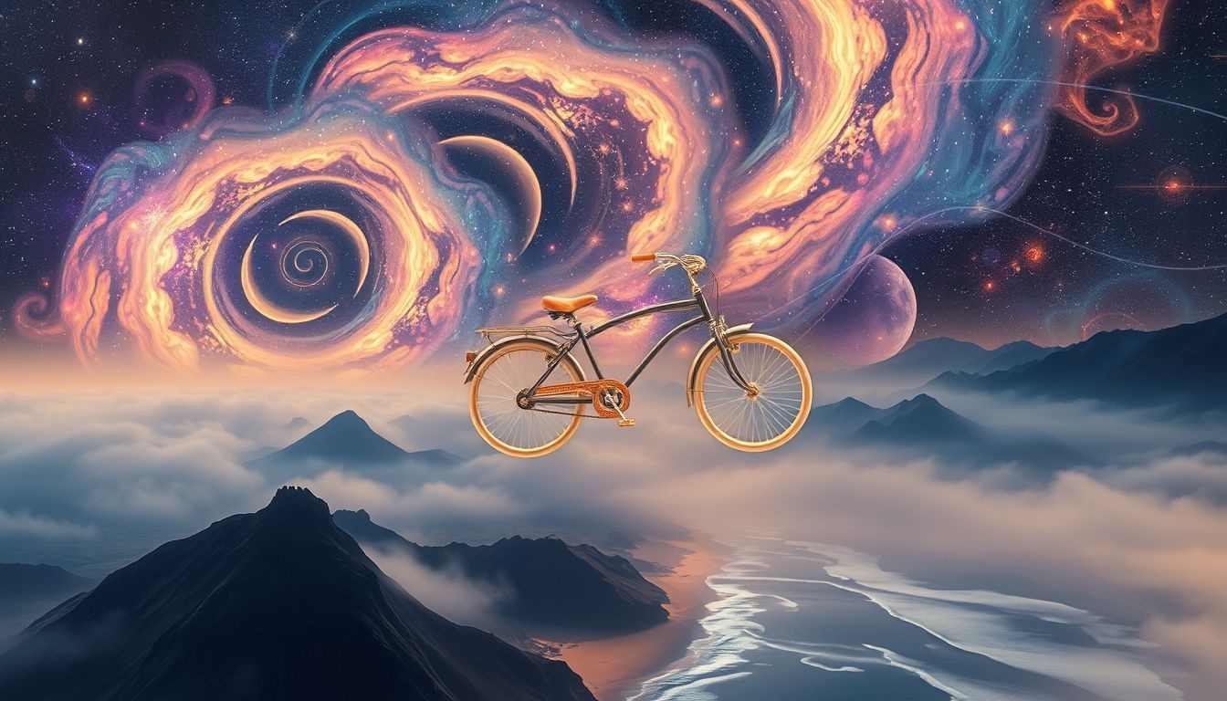 Rêver d’un tricycle en montagne symbolise une aventure personnelle audacieuse.