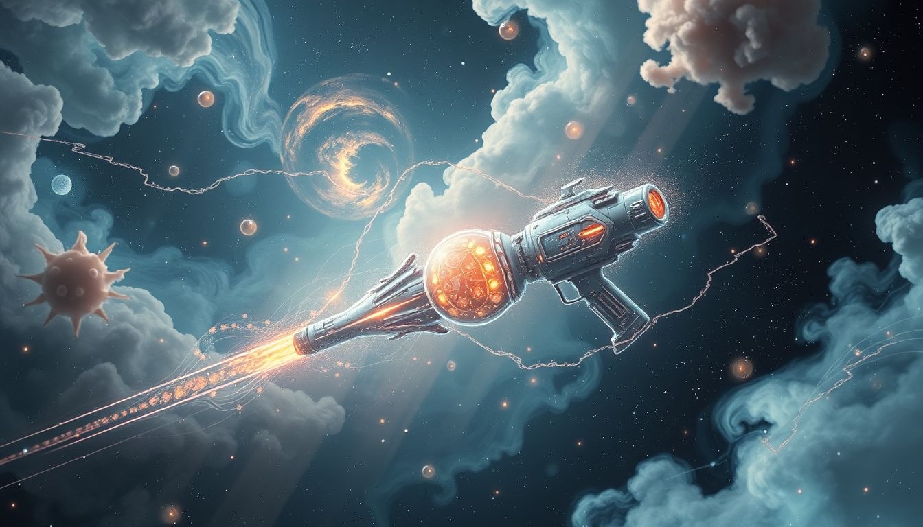 Rêver d’armes futuristes symbolise anxiété face à l’inconnu.