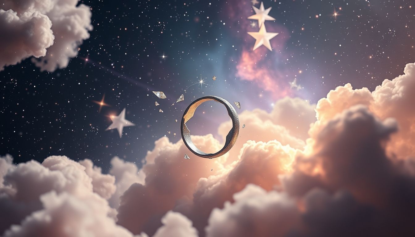 Rêver d'une bague fiançailles cassée symbolise souvent une rupture imminente.