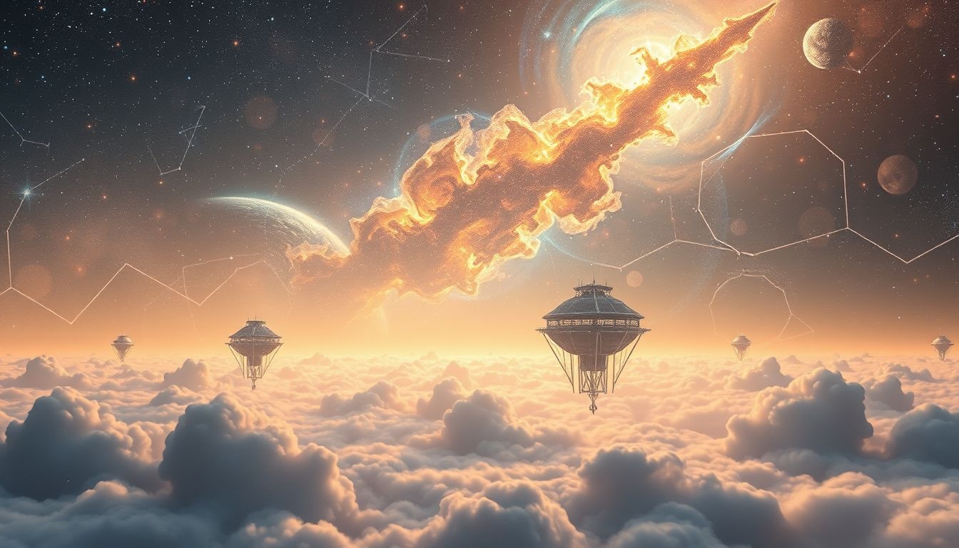 Rêver d'une base spatiale symbolise l'aspiration à l'infini.