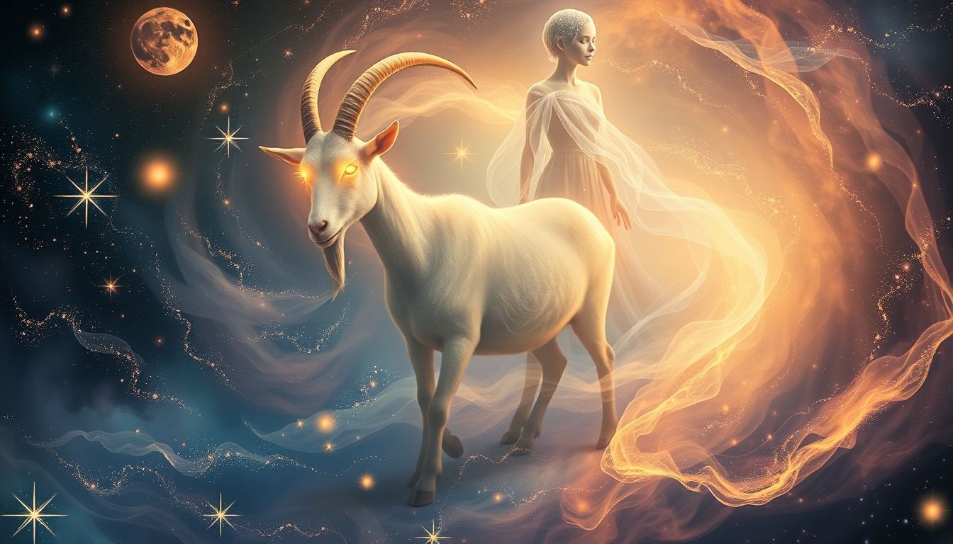 Rêver d'une chèvre guide révèle votre intuition et leadership cachés.