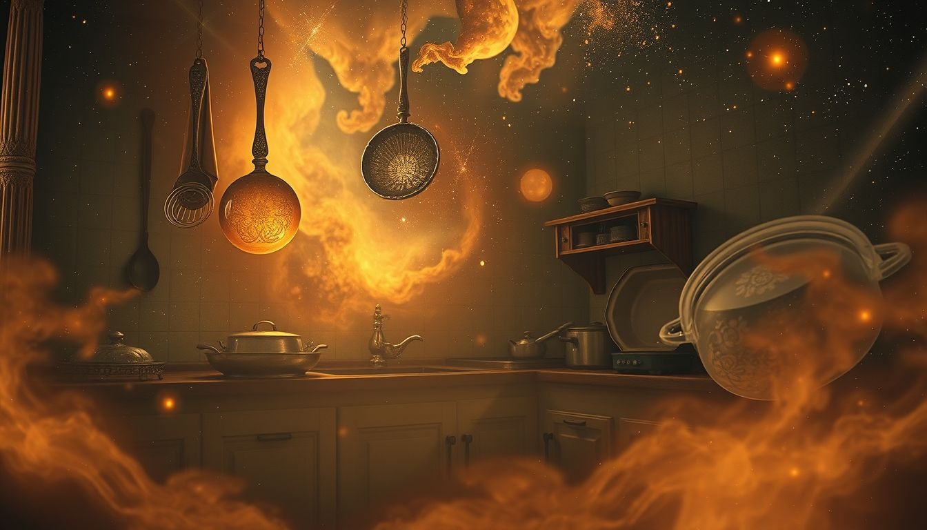 Rêver d'une cuisine ancienne évoque un lien fort avec l'héritage familial.