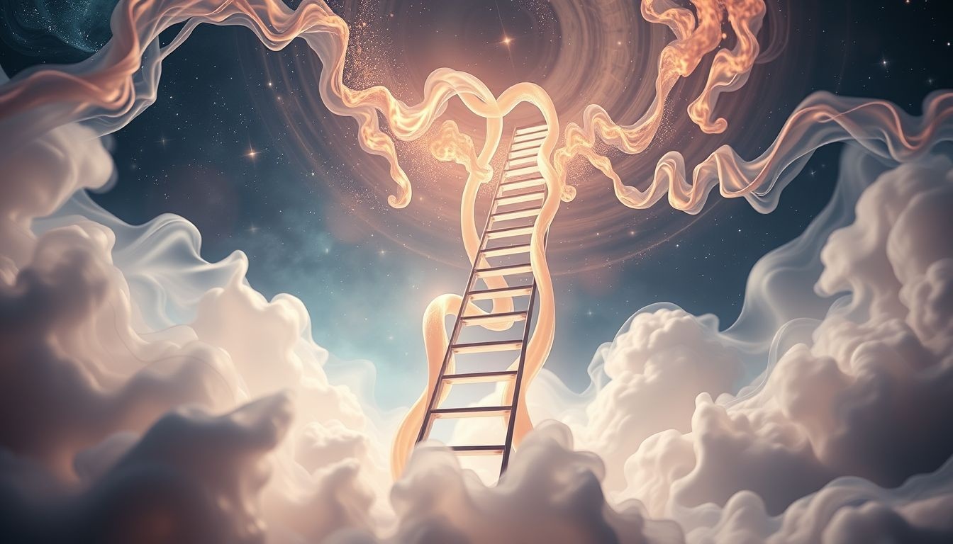 Rêver d’une échelle changeante symbolise incertitude et désorientation intérieure.