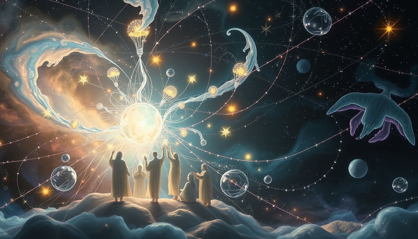 Rêver d'une équipe symbolise l'unité créative et la réussite collective.