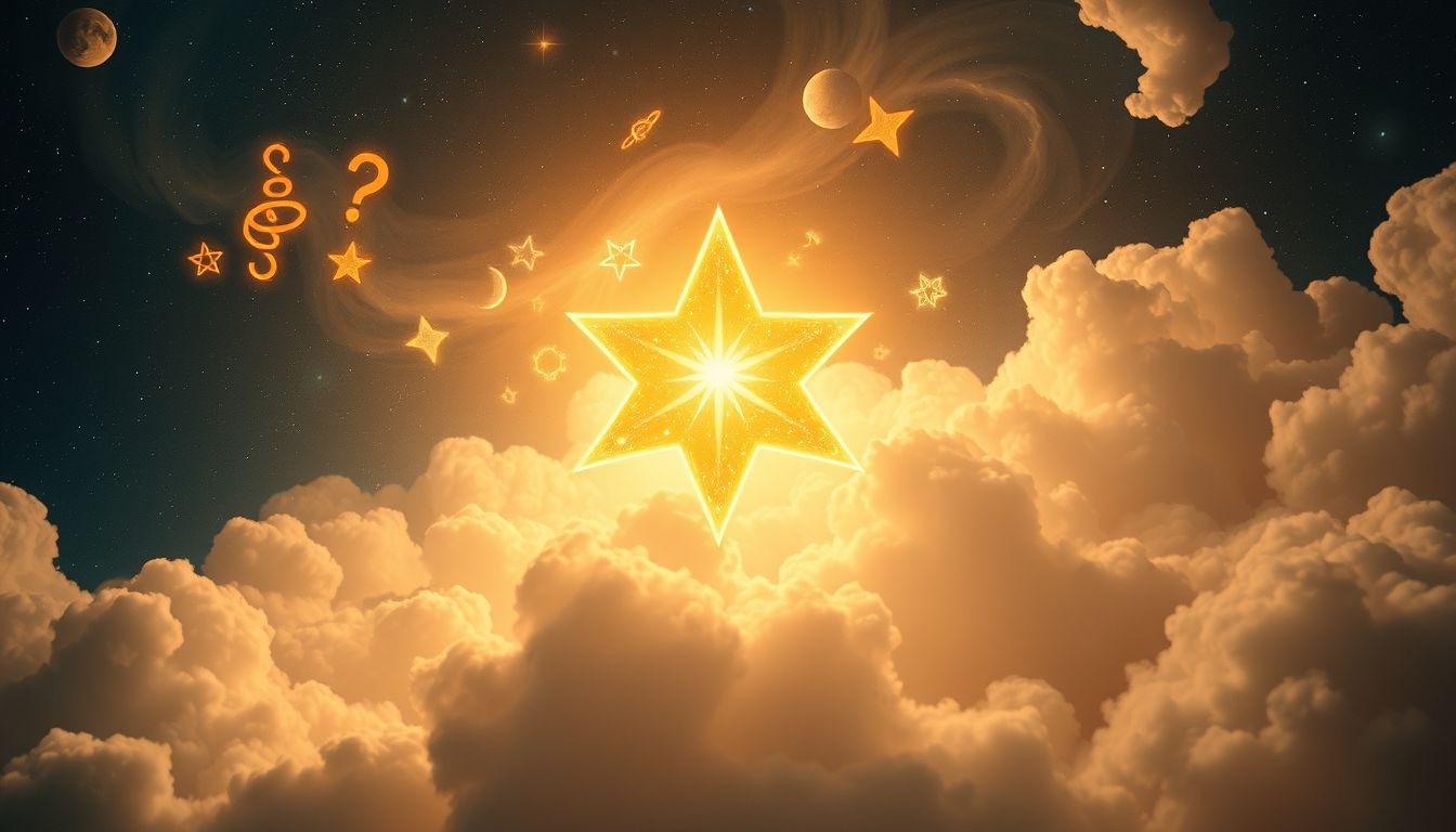 Rêver d'une étoile avertit d'une guidance mystique imminente.