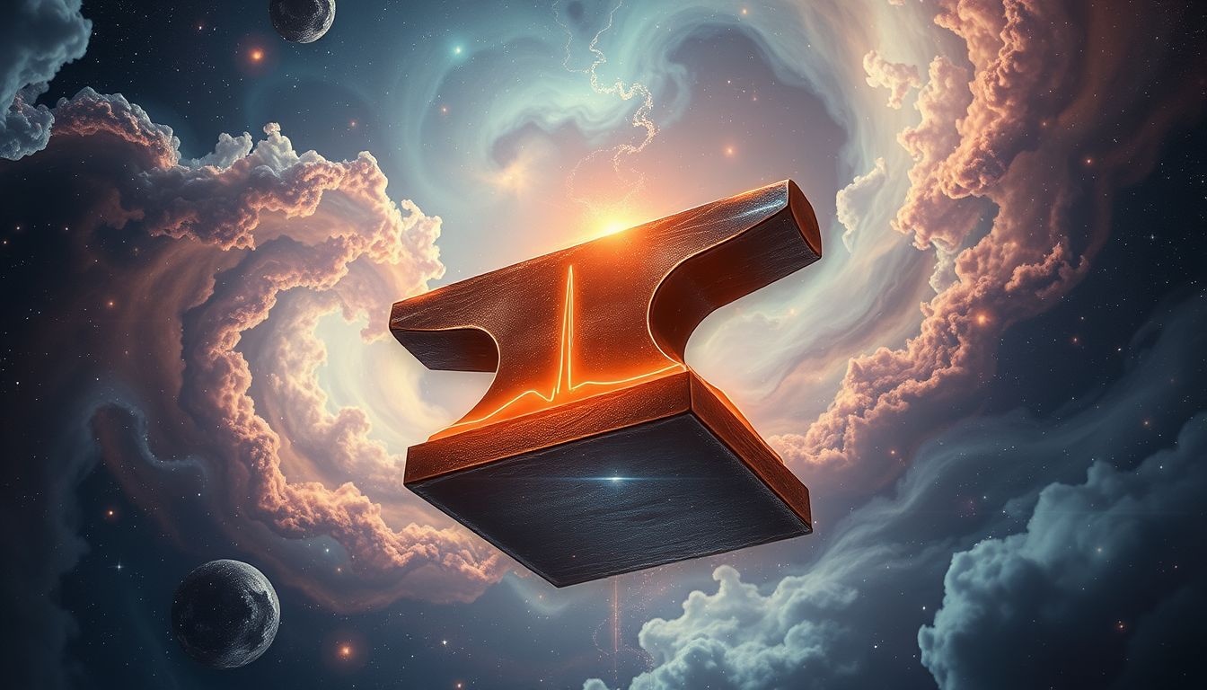 Rêver d'une enclume symbolise force face aux défis quotidiens.