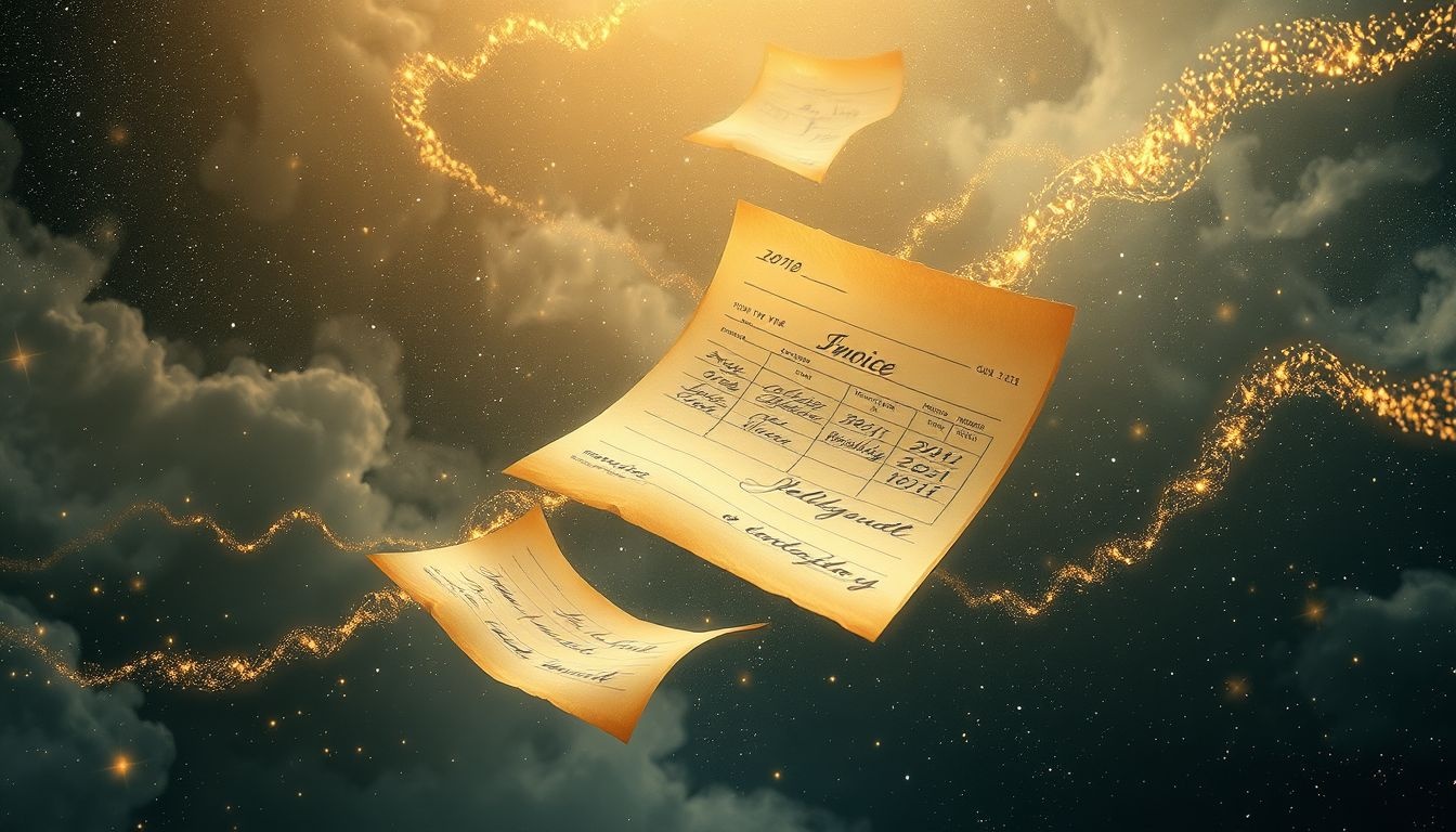 Rêver d'une facture manuscrite symbolise l'authenticité et le lien personnel.