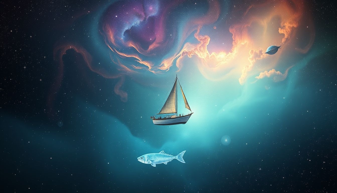 Rêver de morue en bateau symbolise un voyage plein de surprises.